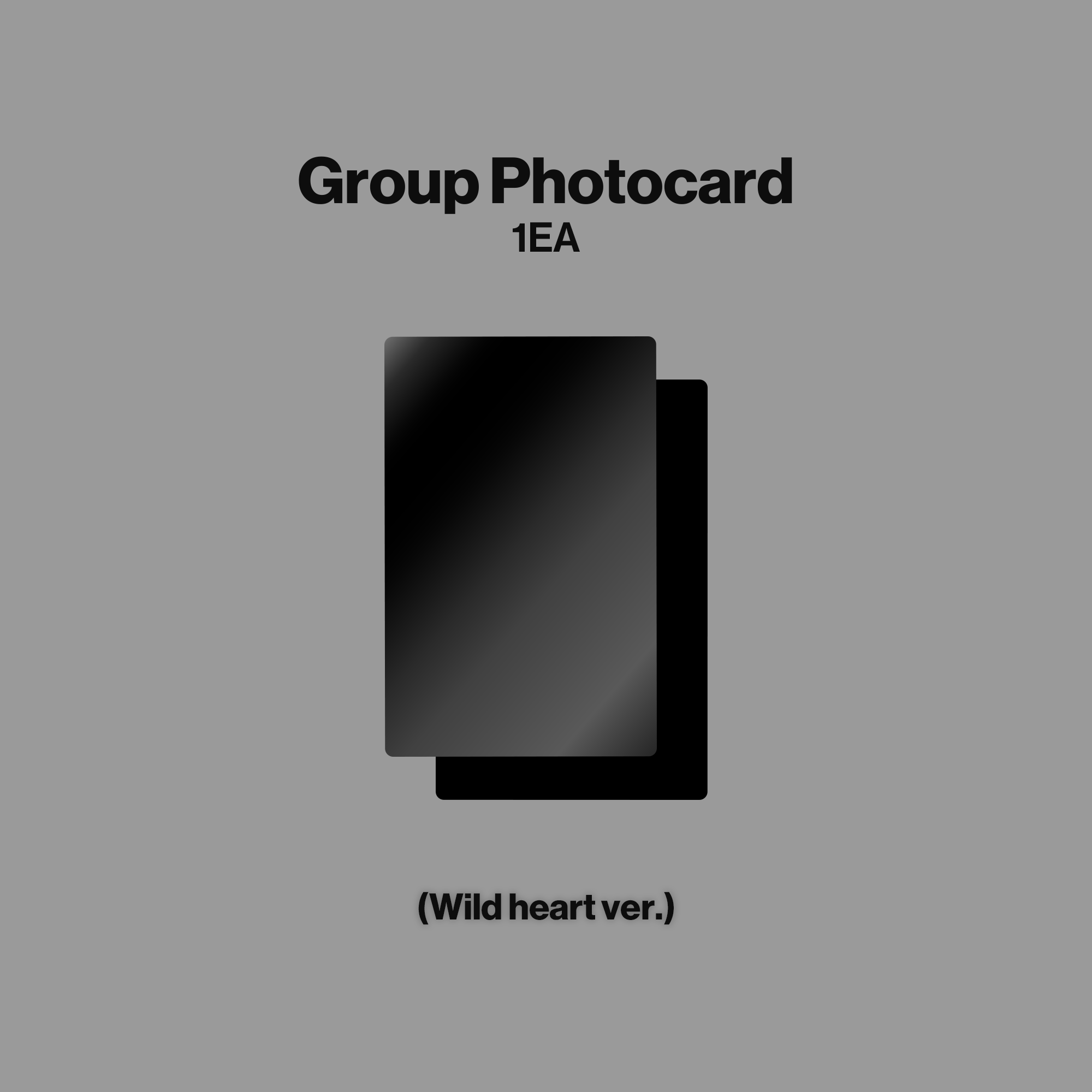 KATSEYE - WILD - Wild heart ver. - CD Exclusivité store + Artcard dédicacée