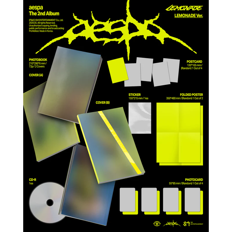 aespa - The 2nd Album ‘LEMONADE’ (LEMONADE Ver.)