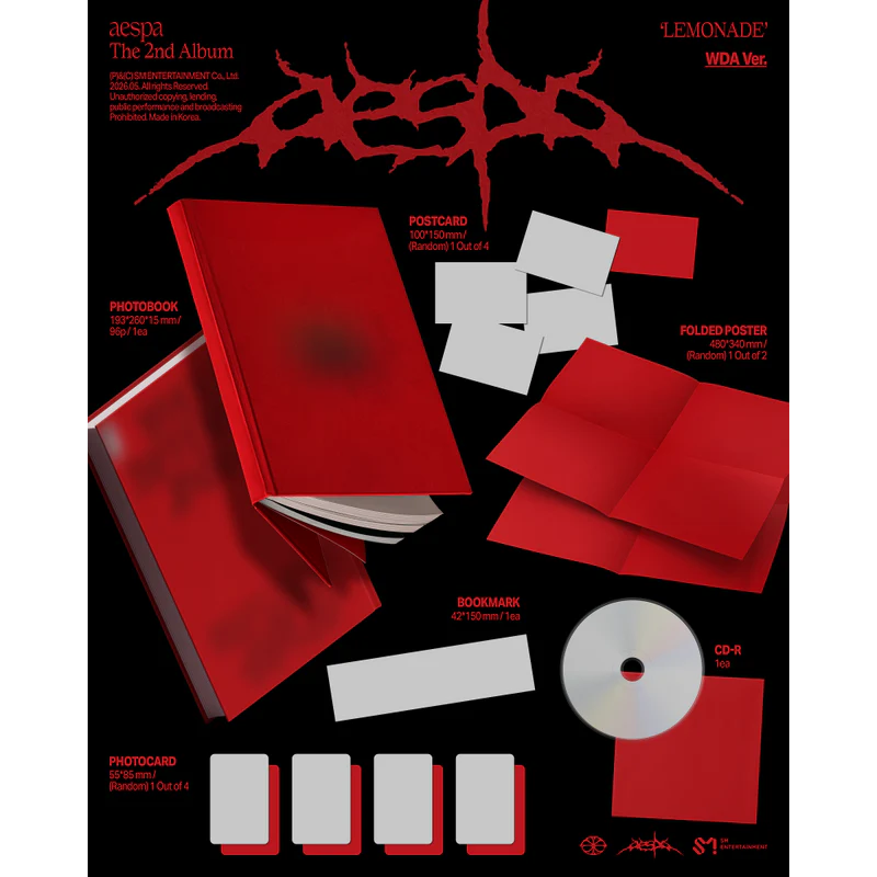 aespa - The 2nd Album ‘LEMONADE’ (WDA Ver.)
