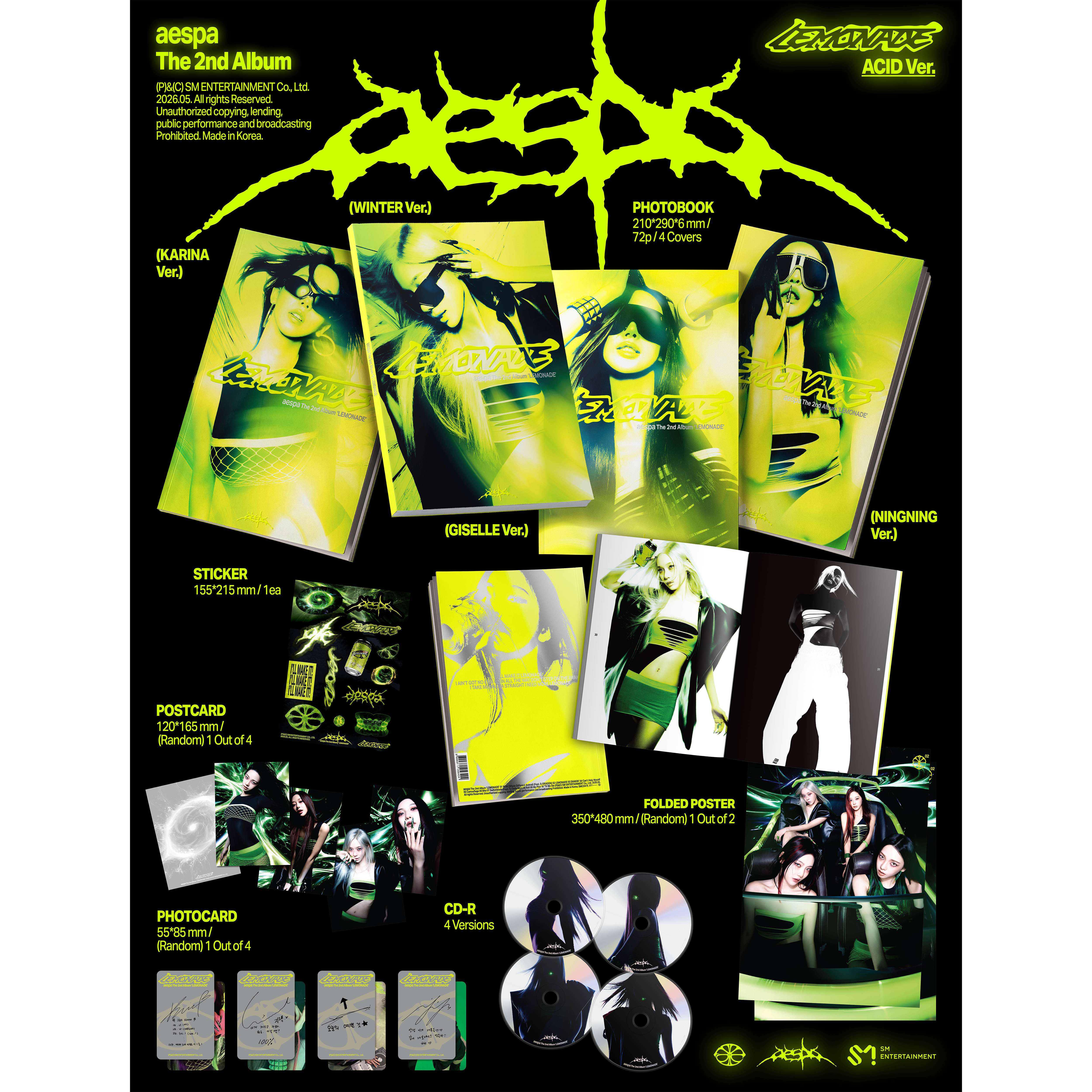 aespa - The 2nd Album ‘LEMONADE’ (ACID Ver.)
