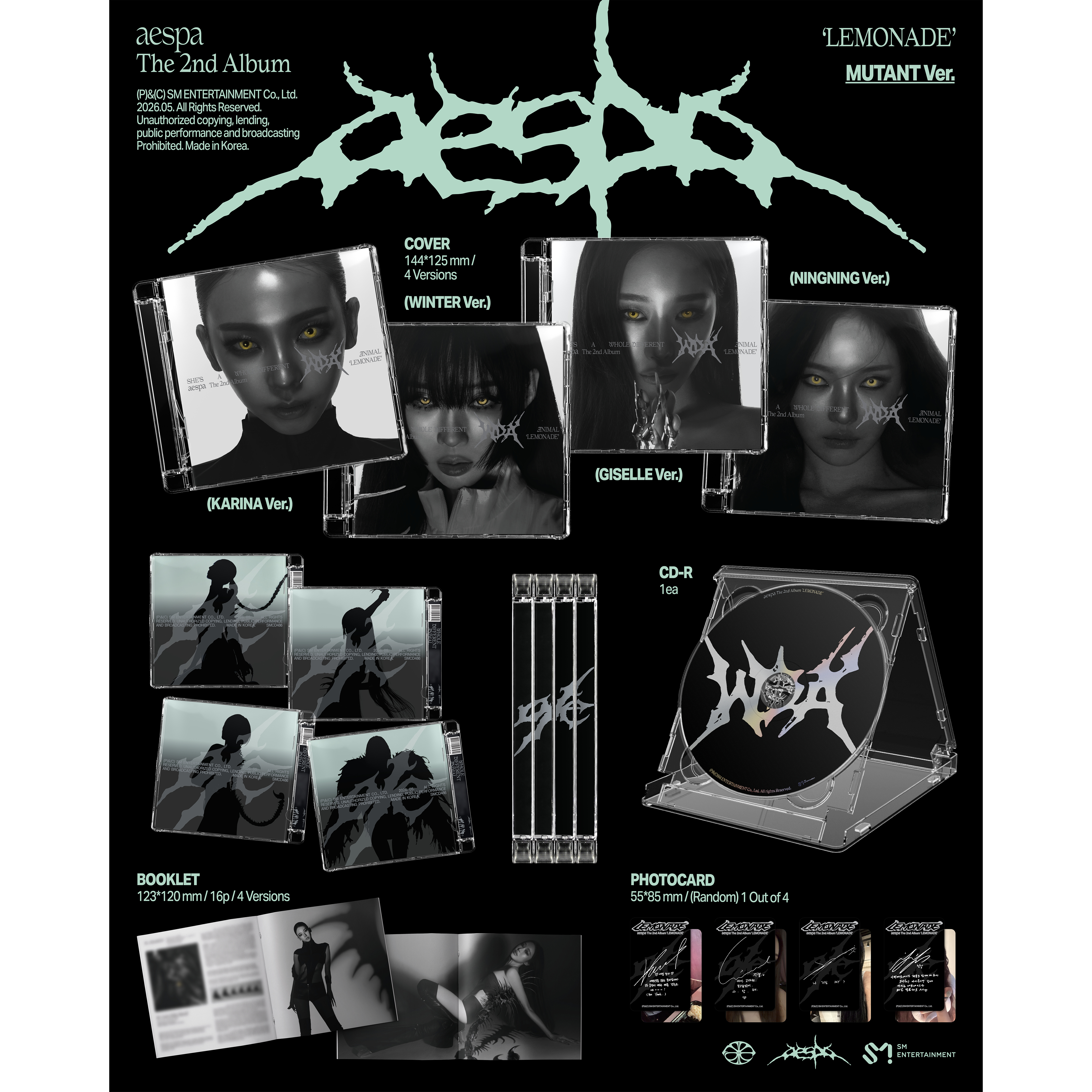 aespa - The 2nd Album ‘LEMONADE’ (MUTANT Ver.)