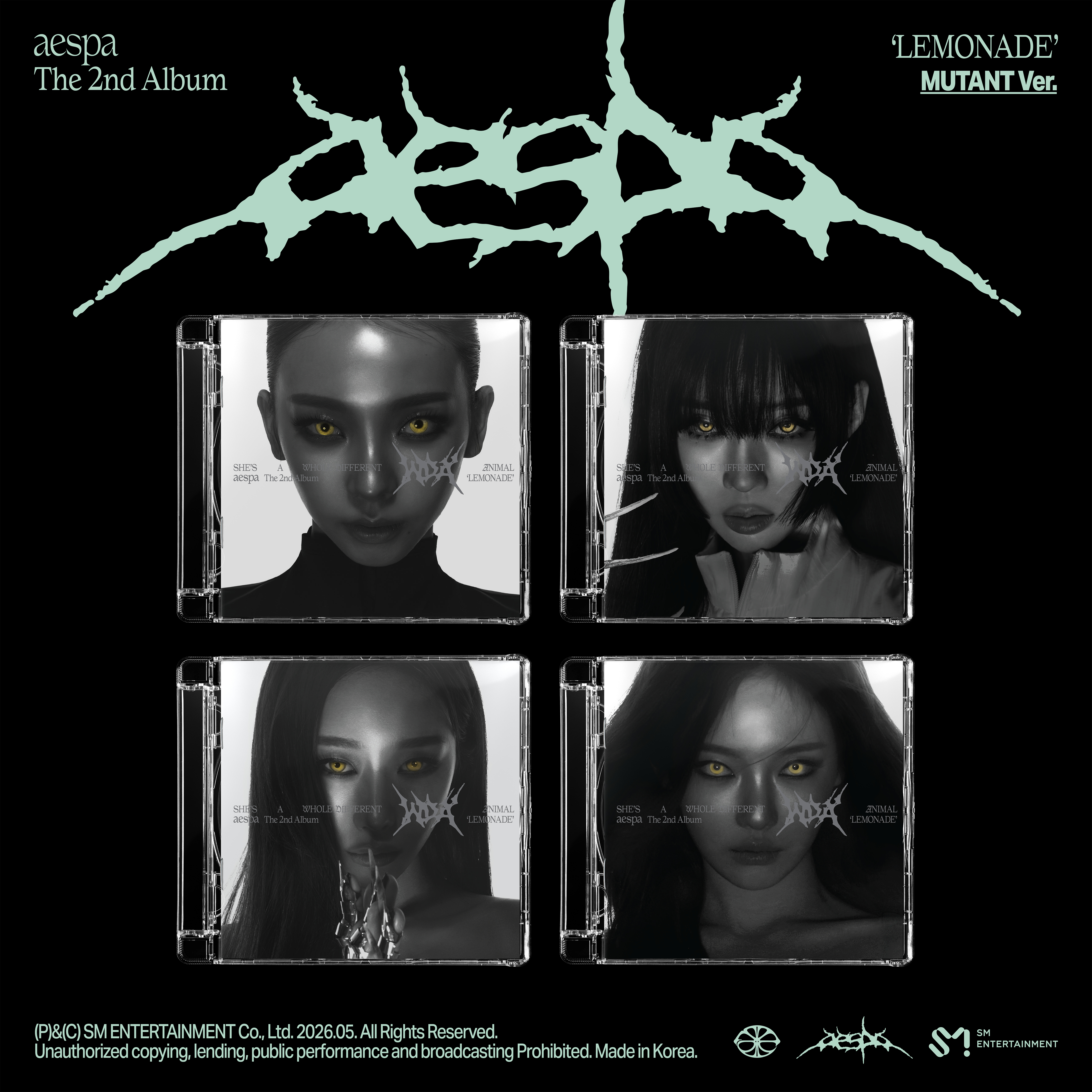 aespa - The 2nd Album ‘LEMONADE’ (MUTANT Ver.)