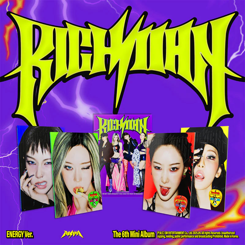 aespa - The 6th Mini Album 'Rich Man' (ENERGY Ver.)
