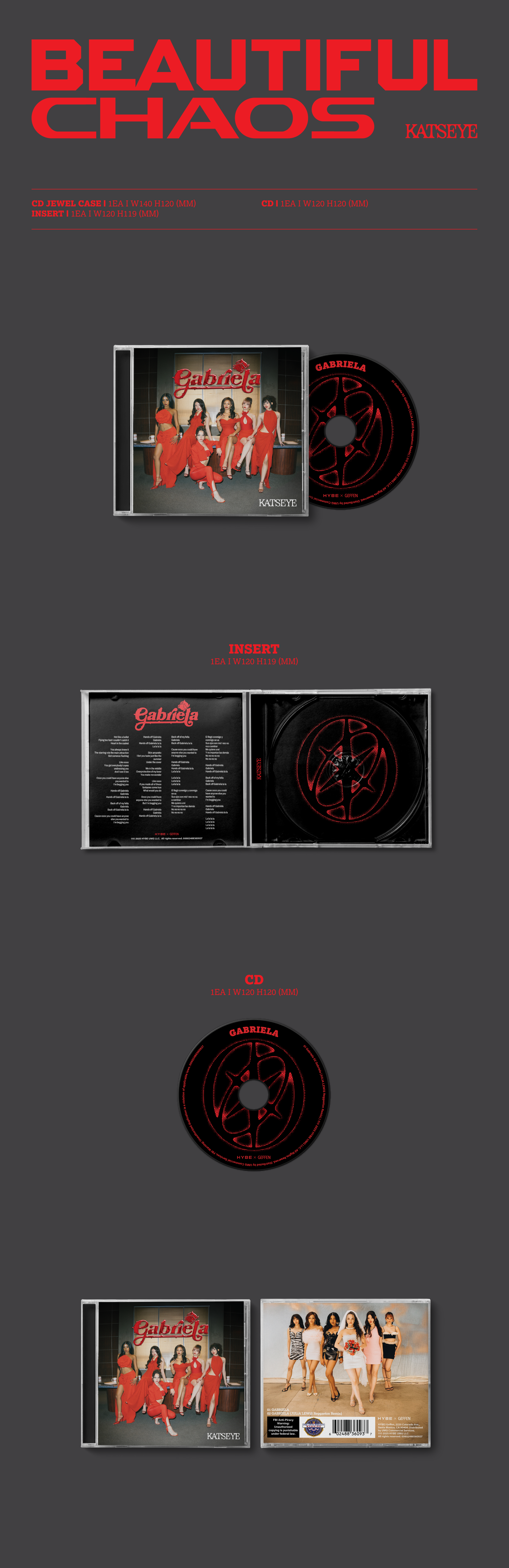 KATSEYE - Gabriela - CD Single