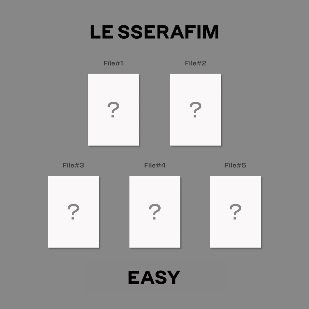 LE SSERAFIM - 3rd Mini Album 'EASY' (COMPACT ver.) - CD + Goodies