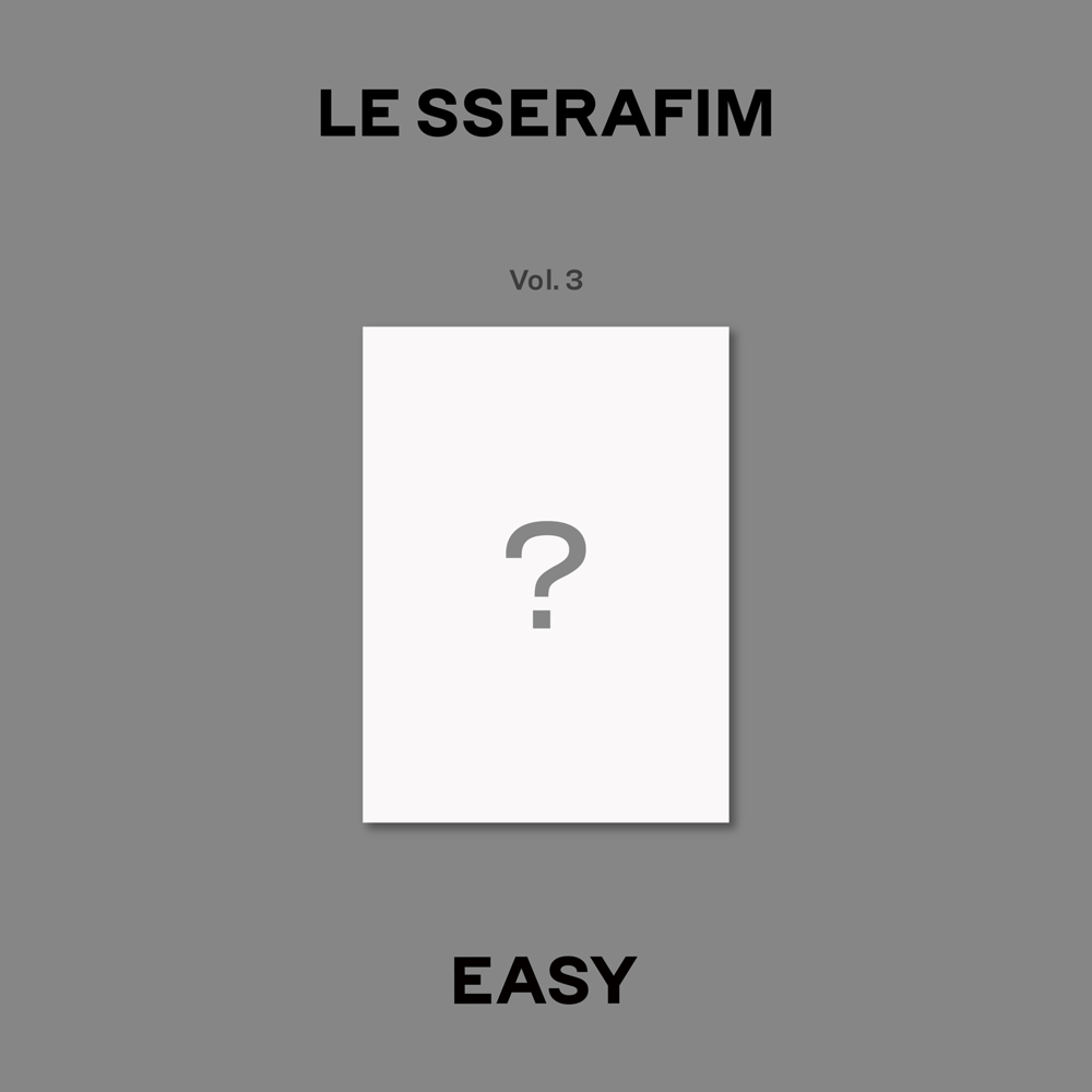LE SSERAFIM - 3rd Mini Album 'EASY' (Vol. 3) - CD + Goodies