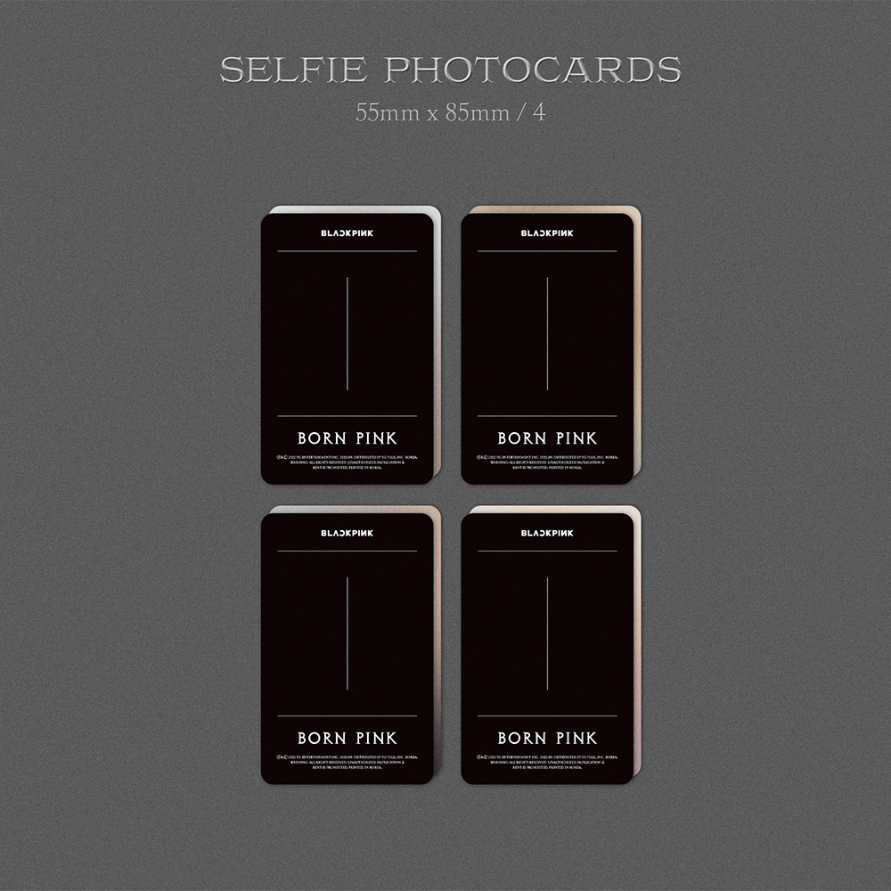 BLACKPINK - BORN PINK - Box Edition complète noire