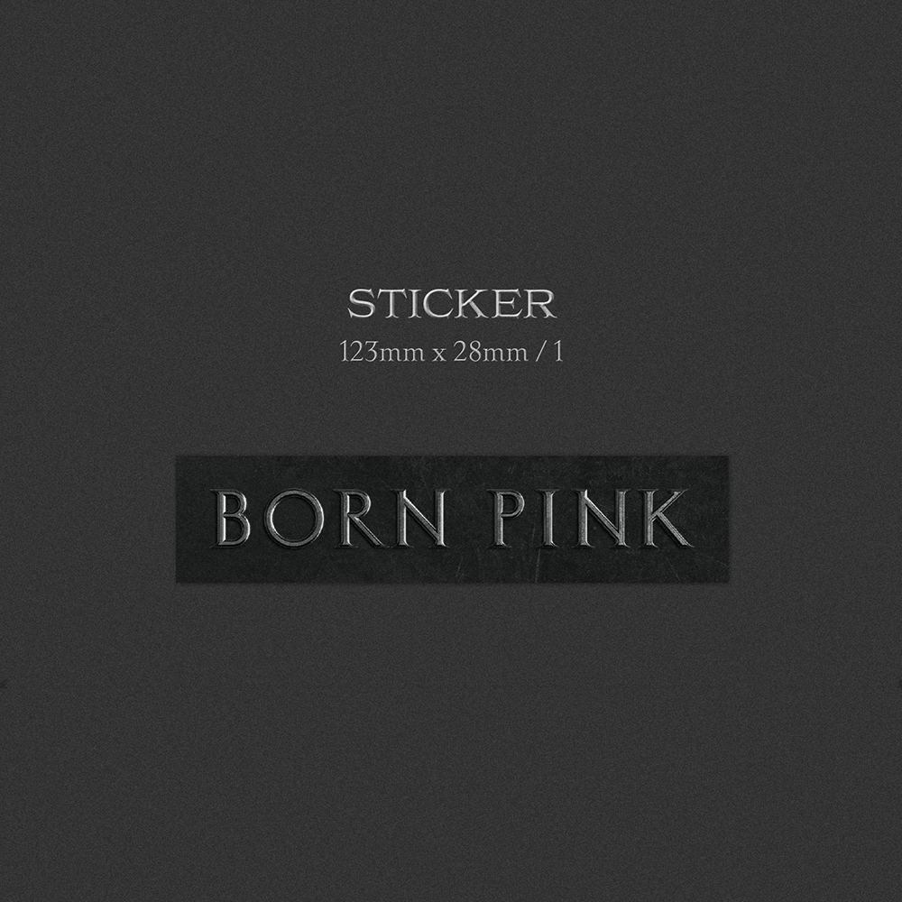 BLACKPINK - BORN PINK - Box Edition complète noire
