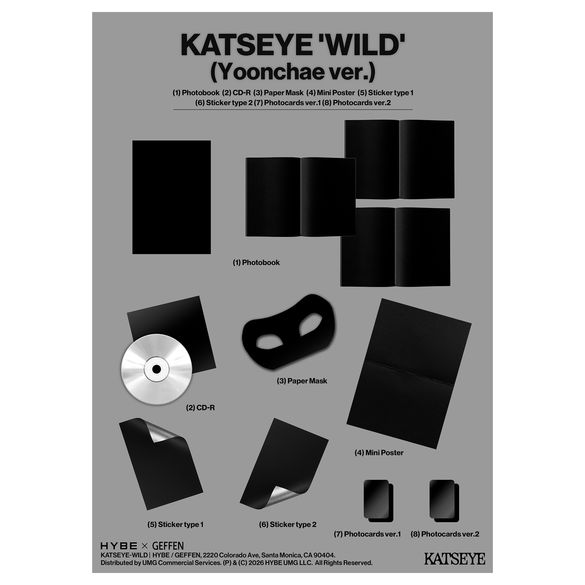 KATSEYE - WILD (Yoonchae ver.) - CD