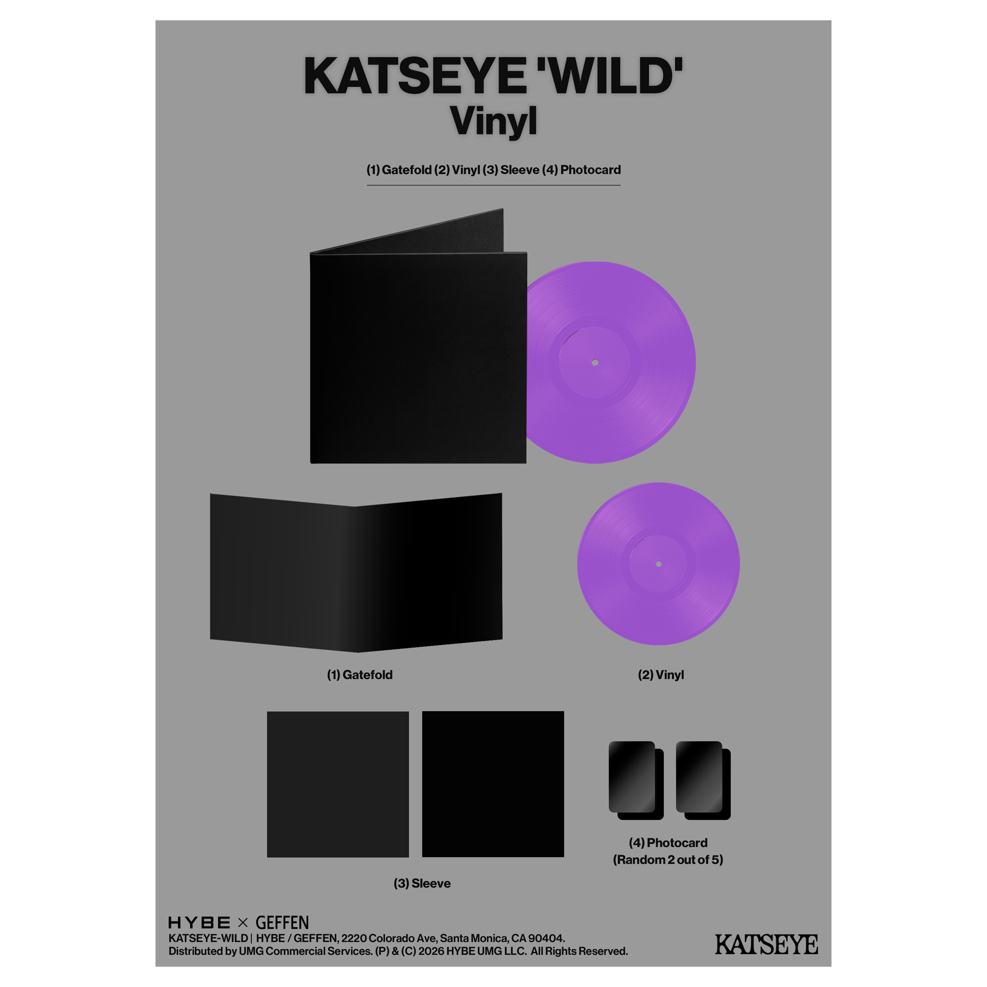 KATSEYE - WILD - Vinyle Exclusivité store