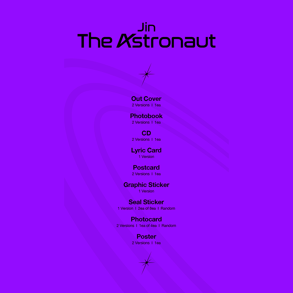 JIN - THE ASTRONAUT - CD version 1