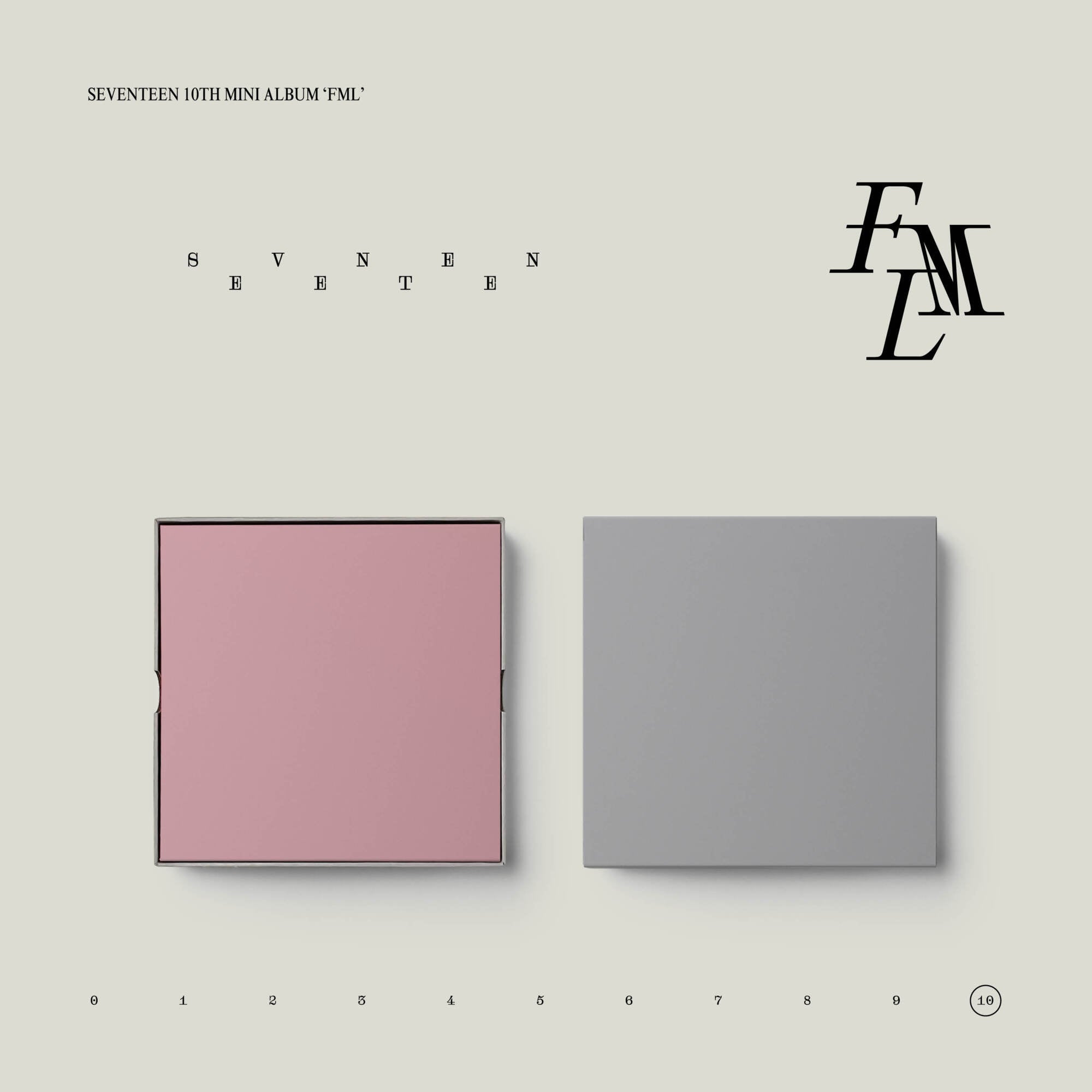 SEVENTEEN - 10th Mini Album 'FML' - Coffret Version B