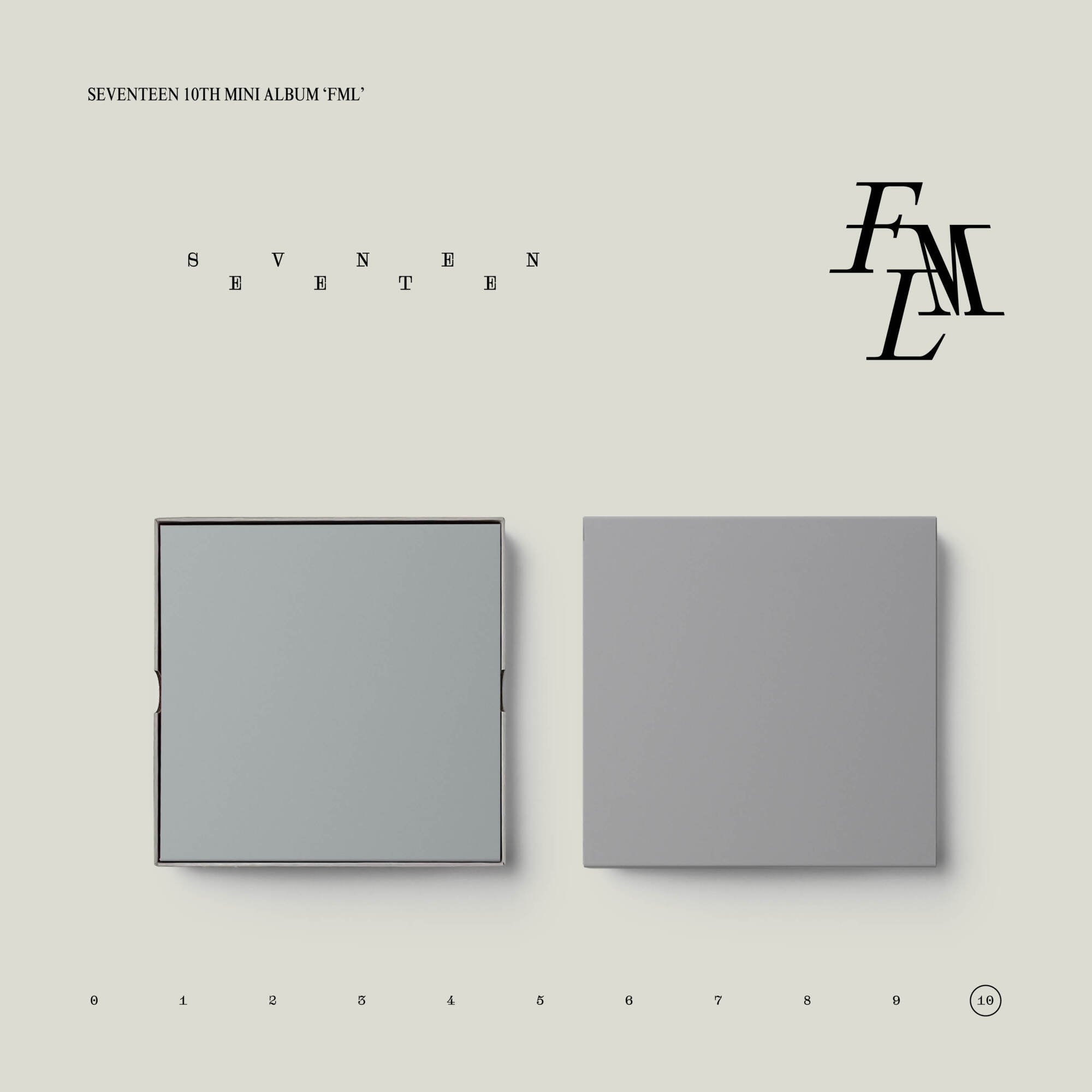 SEVENTEEN - 10th Mini Album 'FML' - Coffret Version C